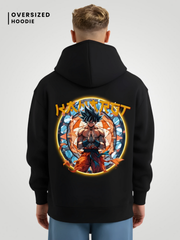 Saiyan Surge 400 GSM Oversized Hoodie - VoxStella
