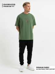 Himejima Guardian Aura Premium Tee – 240 GSM - Forest - VoxStella
