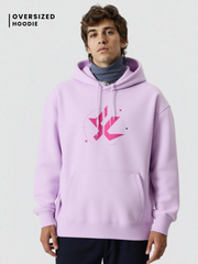 Unisex Oversized Hoodie – Light Baby Pink | 400 GSM Cotton - VoxStella