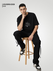 Gotham Nightfall Unisex AOP Oversized Tee (240 GSM) - VoxStella