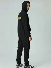 Voxstella Gold Emblem Premium Hoodie | 300 GSM Cotton Fleece