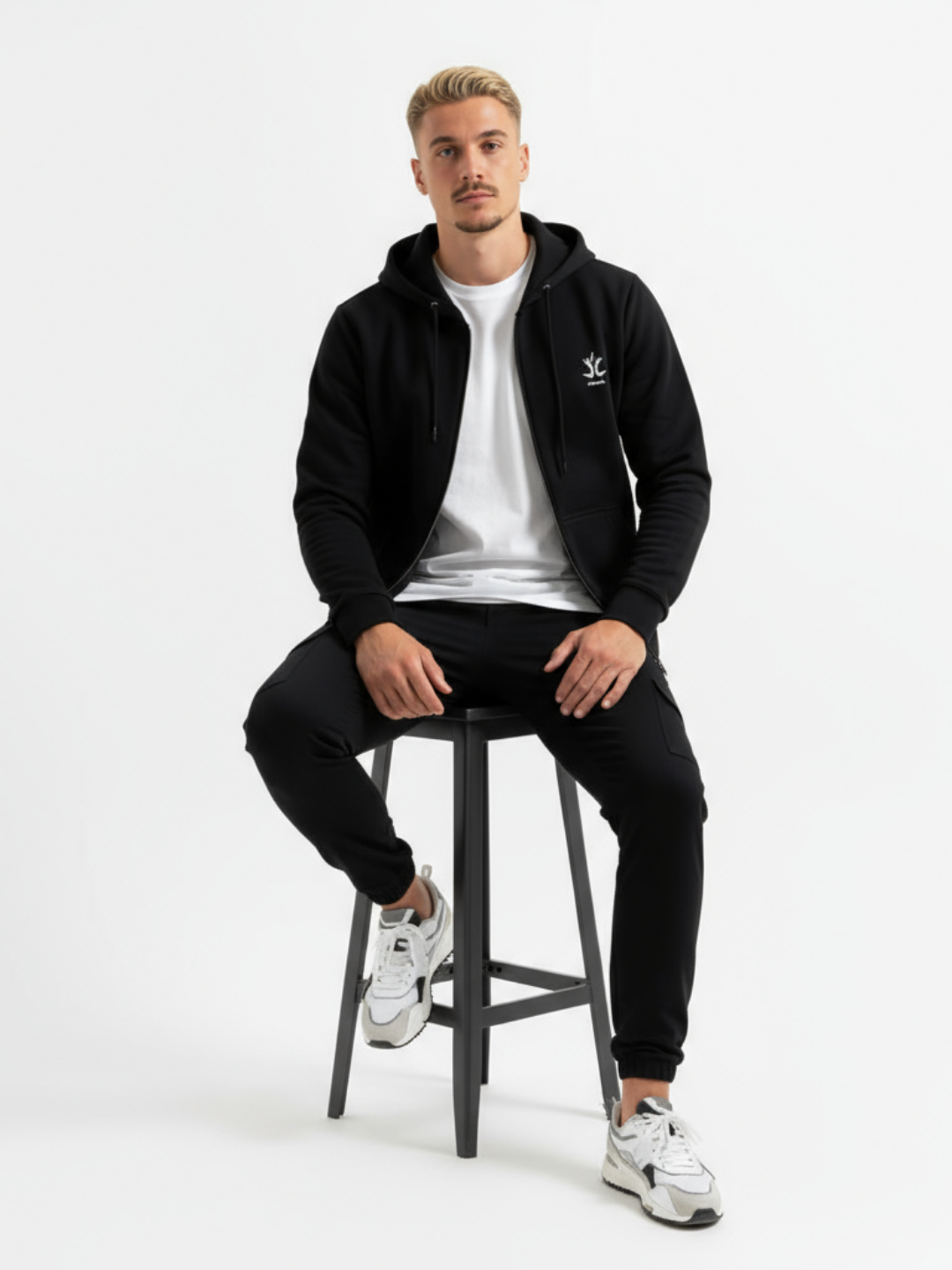 Voxstella 400 GSM Logo Zip Hoodie - VoxStella