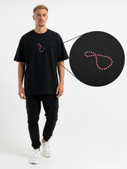 Himejima Guardian Aura Premium Tee – 240 GSM - Black - VoxStella