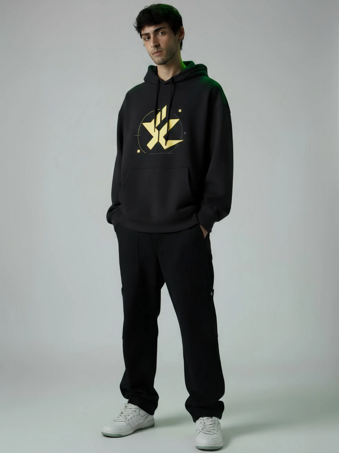 Voxstella Midnight Gold | Oversized Hoodie