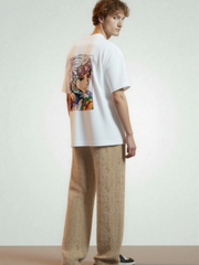 Uzui Soundwave Premium Tee – 240 GSM - White - VoxStella