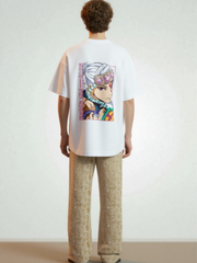 Uzui Soundwave Premium Tee – 240 GSM - White - VoxStella