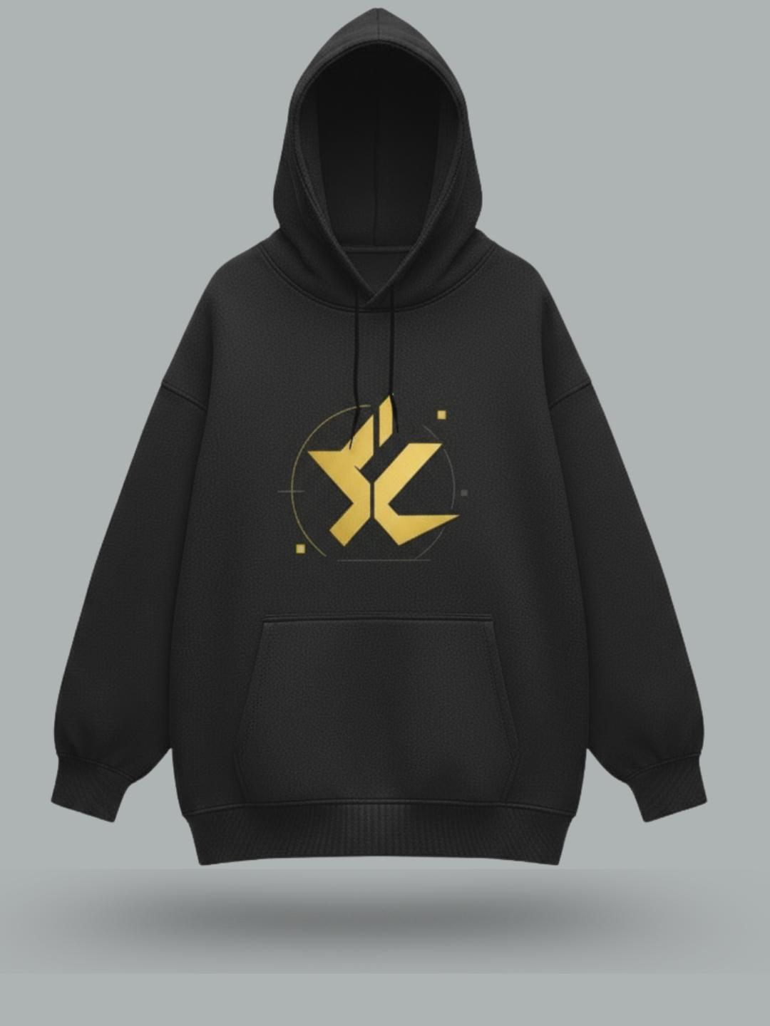 Voxstella Midnight Gold | Oversized Hoodie