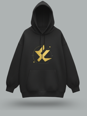 Voxstella Midnight Gold | Oversized Hoodie