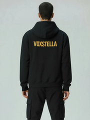 Voxstella Gold Emblem Premium Hoodie | 300 GSM Cotton Fleece