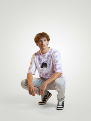 OBANAI OFFICIAL Demon Slayer 260 GSM Tie-Dye Oversized T-Shirt - VoxStella