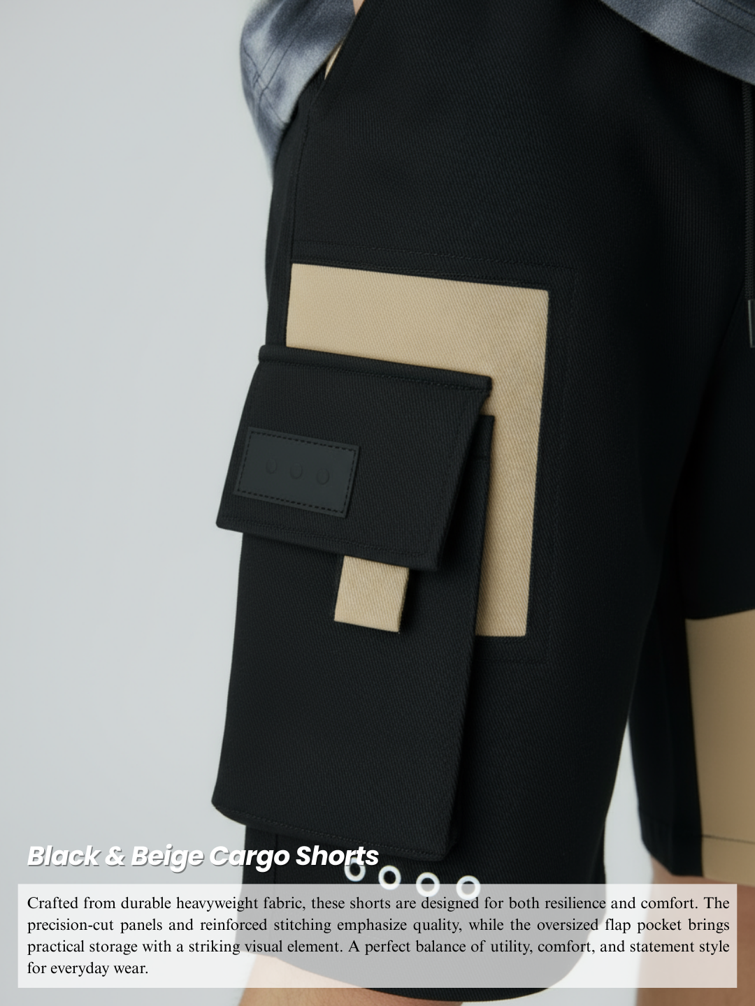 Urban Utility Loose Workwear Shorts | Nylon Blend - VoxStella