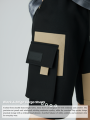 Urban Utility Loose Workwear Shorts | Nylon Blend - VoxStella