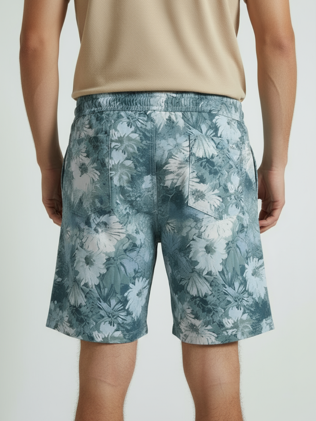 Blue Lotus Breeze Premium Shorts | Summer Collection - VoxStella