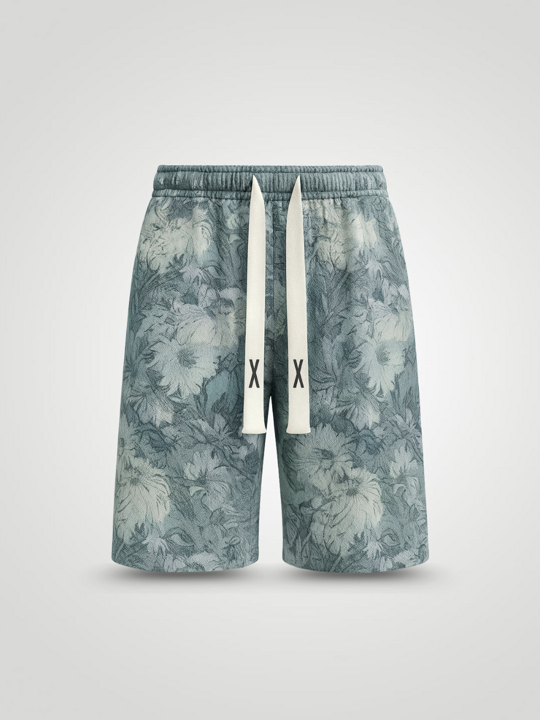 Blue Lotus Breeze Premium Shorts | Summer Collection - VoxStella