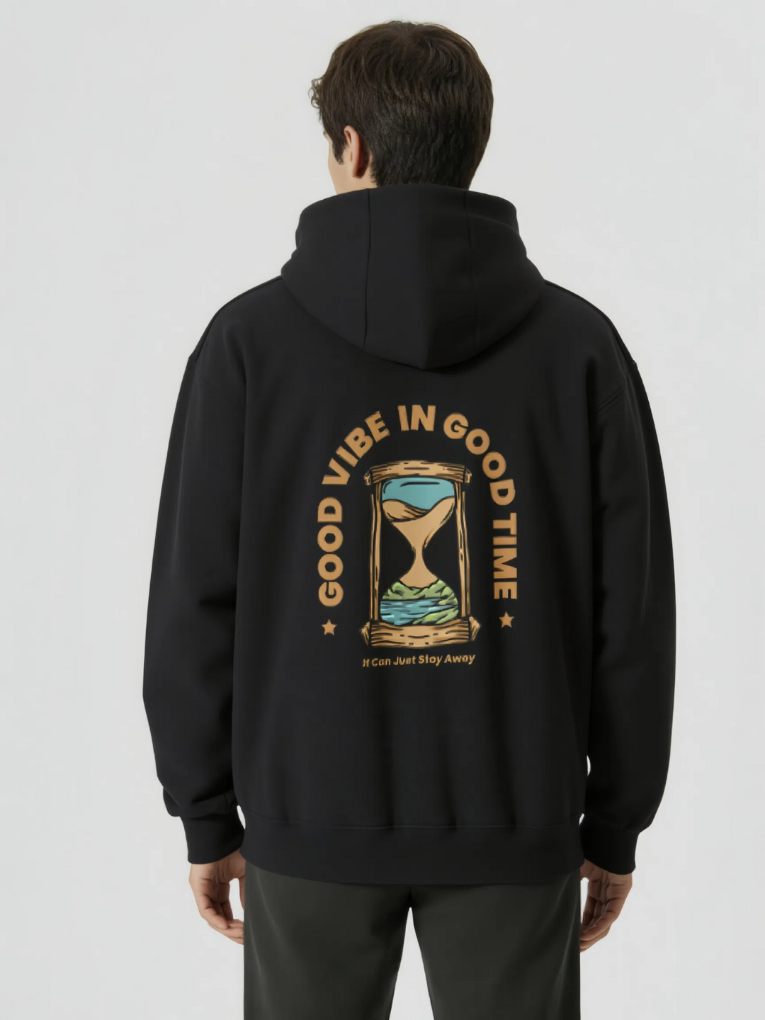 Good Vibe, Good Time Hoodie | 300 GSM Cotton Fleece