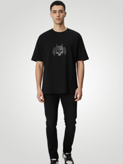 Gotham Nightfall Unisex AOP Oversized Tee (240 GSM) - VoxStella