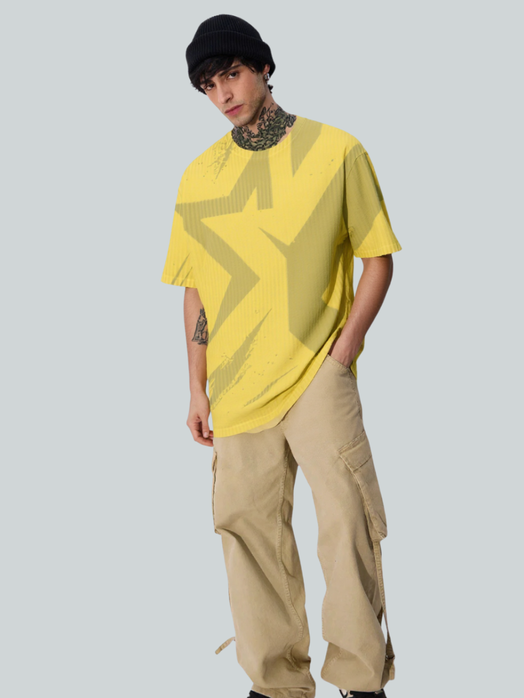 Eclipse Fade Unisex AOP Oversized Tee (240 GSM) - VoxStella