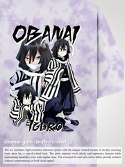 OBANAI OFFICIAL Demon Slayer 260 GSM Tie-Dye Oversized T-Shirt - VoxStella
