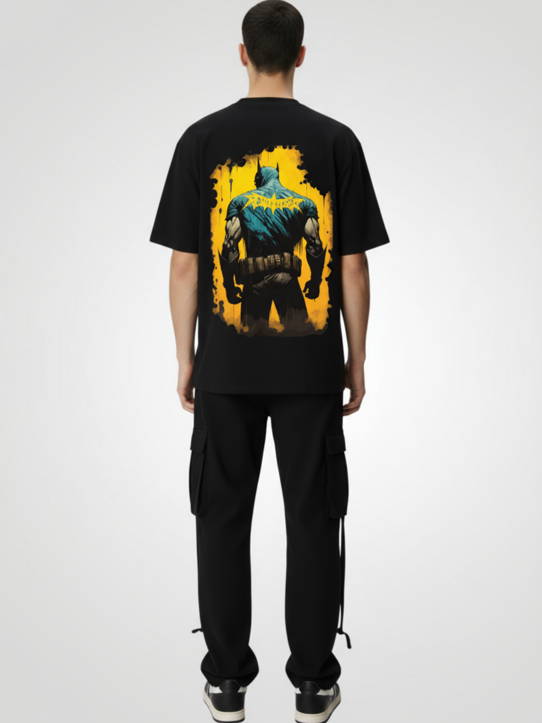 Gotham Nightfall Unisex AOP Oversized Tee (240 GSM) - VoxStella