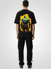 Gotham Nightfall Unisex AOP Oversized Tee (240 GSM) - VoxStella