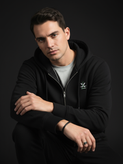 Voxstella 400 GSM Logo Zip Hoodie - VoxStella