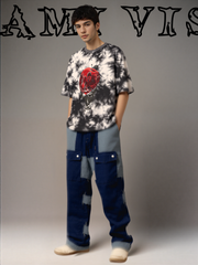 Shinigami Vision Tie-Dye Oversized Tee - VoxStella