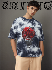 Shinigami Vision Tie-Dye Oversized Tee - VoxStella
