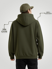 Unisex Hoodie with Gold Logo | 300 GSM Cotton | Voxstella - VoxStella