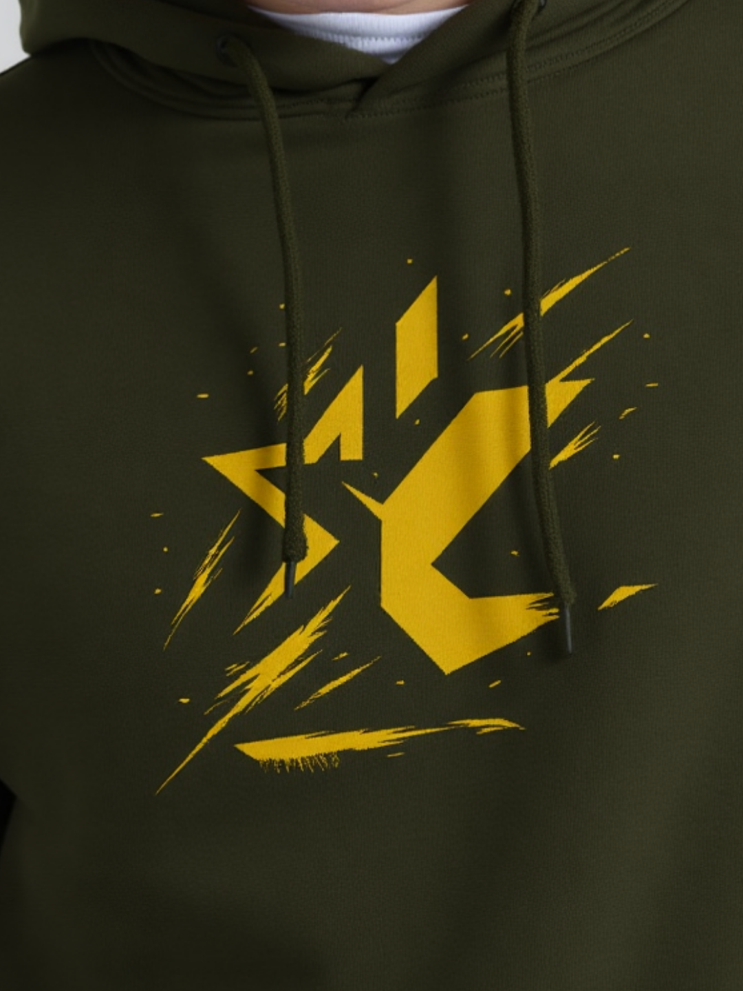 Unisex Hoodie with Gold Logo | 300 GSM Cotton | Voxstella - VoxStella